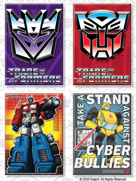 ATA-BOY TRANSFORMERS 12 MAGNET PACK (NET)
