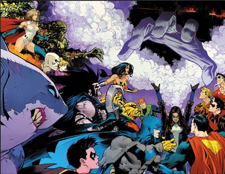 JUSTICE LEAGUE UNLIMITED #25 CVR A DAN MORA WRAPAROUND