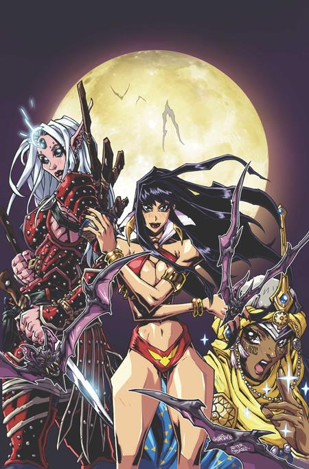 PATHFINDER VAMPIRELLA BLADE OF DARKNESS #2 CVR E ANDREW HUERTA LTD VIRGIN VAR
