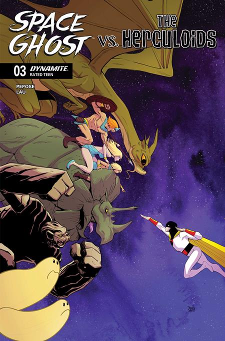 SPACE GHOST VS THE HERCULOIDS #3 CVR B DREW MOSS VAR