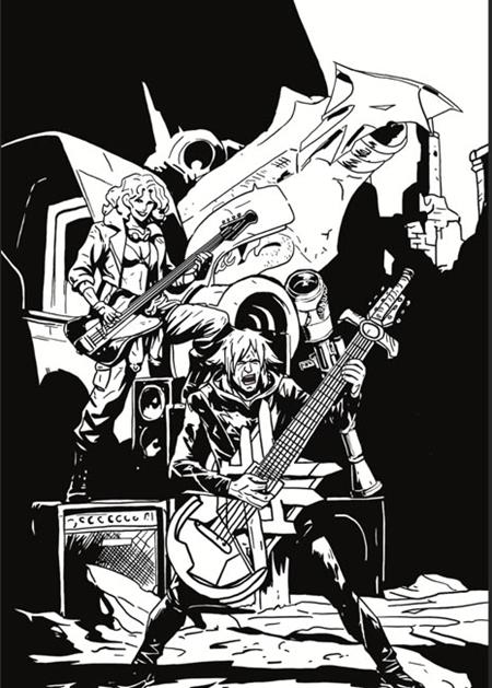 LOST FANTASY #14 CVR D EMMANUEL GERVASONI CARDSTOCK CONCERT B&W VAR