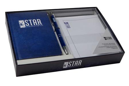 DC COMICS STAR LABS DESKTOP STATIONERY SET (WITH PEN)