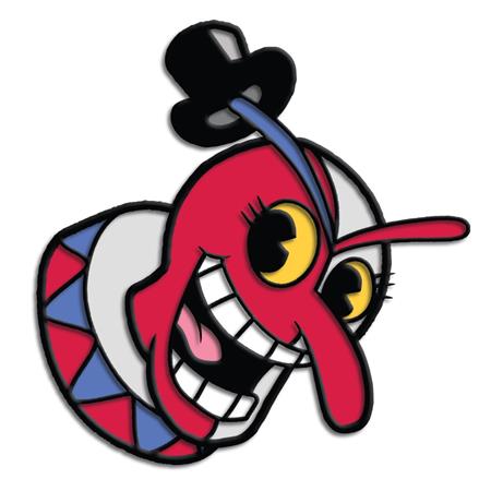 CUPHEAD BEPPI ENAMEL PIN BADGE