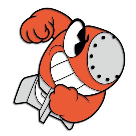 CUPHEAD BOMB ENAMEL PIN BADGE