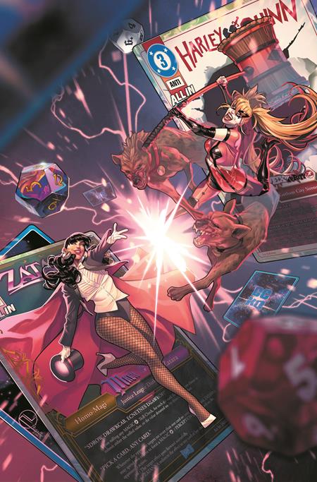 DC K.O. HARLEY QUINN VS ZATANNA #1 (ONE SHOT) CVR C JAMAL CAMPBELL CARD STOCK VAR
