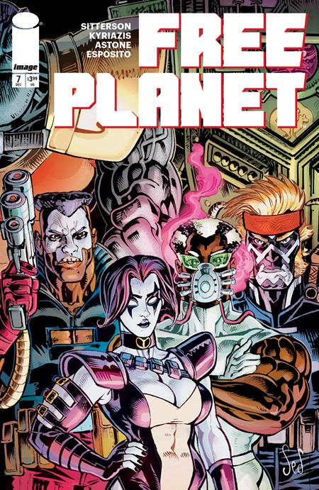 FREE PLANET #7 CVR D JED DOUGHERTY YOUNGBLOOD TEAM UP VAR