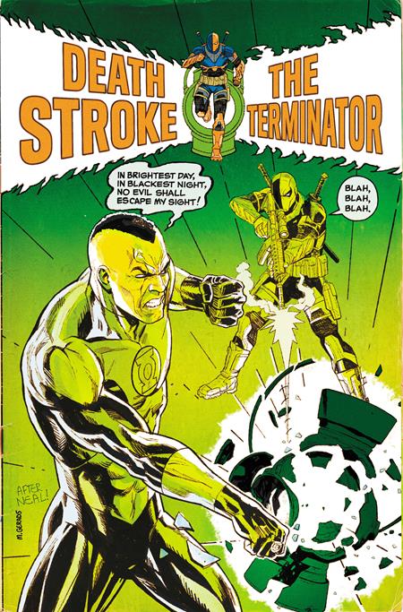DEATHSTROKE THE TERMINATOR #10 CVR B MITCH GERADS CARD STOCK VAR
