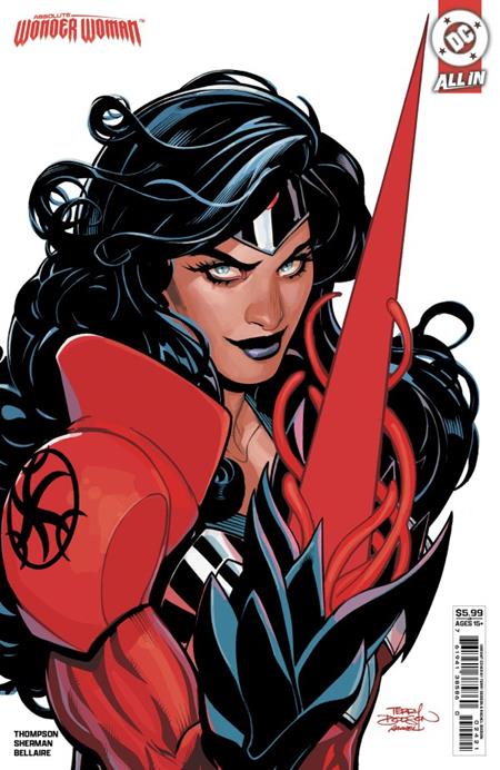 DF ABSOLUTE WONDER WOMAN #24 VARIANT SIGNED BY TERRY & RACHEL DODSON