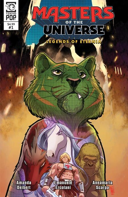 DF MASTERS OF THE UNIVERSE LEGENDS OF ETERNIA #1 SIGNED BY AMANDA DEIBERT