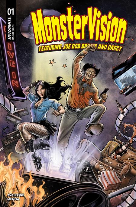 MONSTERVISION FEATURING JOE BOB BRIGGS AND DARCY #1 CVR C KEWBER BAAL VAR