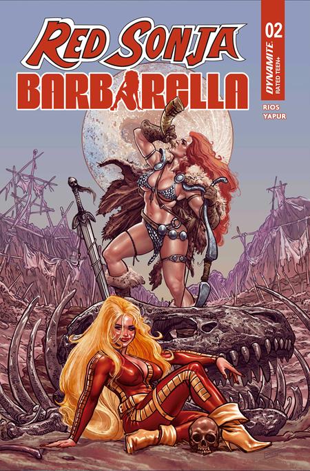 RED SONJA BARBARELLA #2 CVR C DIEGO YAPUR VAR