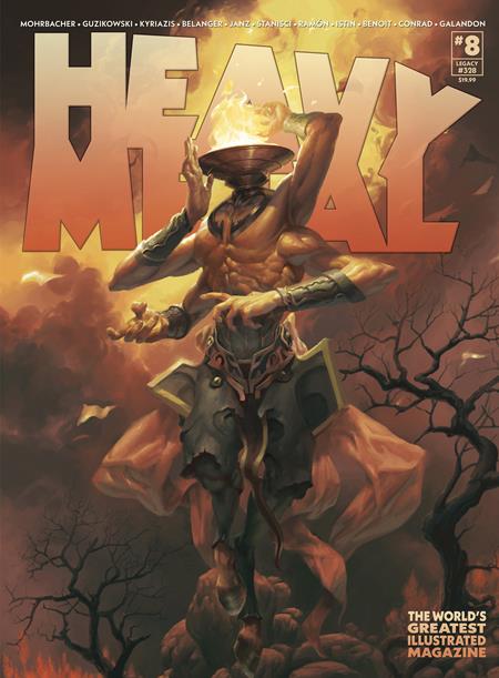 HEAVY METAL MAGAZINE #8 CVR A PETER MOHRBACHER (MR)