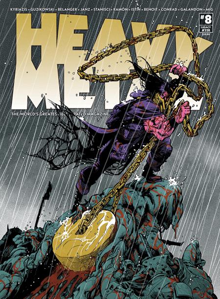 HEAVY METAL MAGAZINE #8 CVR B ILIAS KYRIAZIS VAR (MR)