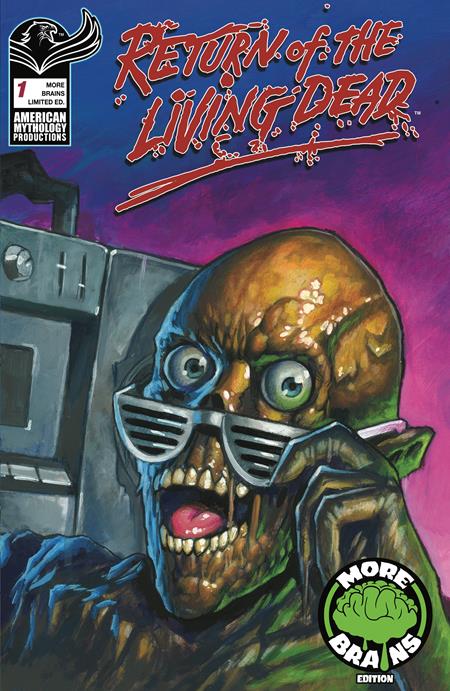 RETURN LIVING DEAD #1 PAUL MAITLAND MORE BRAINS LIMITED EDITION (MR)