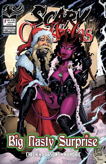 SCARY CHRISTMAS BIG NASTY SURPRISE #1 CVR B NEIL VOKES VAR (MR)