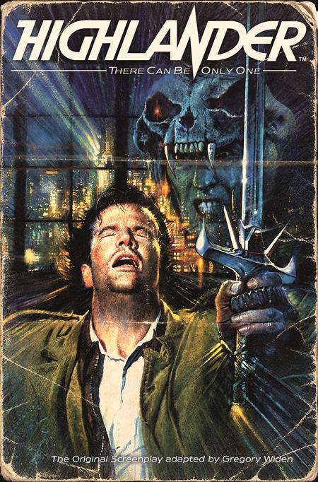 HIGHLANDER THE ORIGINAL SCREENPLAY #1 (OF 4) CVR E ORIGINAL POSTER BRIAN BYSOUTH VAR