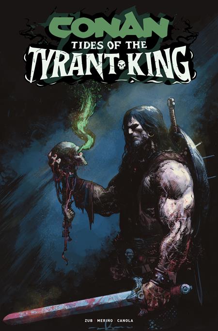 CONAN THE BARBARIAN TIDES OF THE TYRANT KING #4 (OF 4) CVR D GERARDO ZAFFINO GLOW IN THE DARK VAR (MR)
