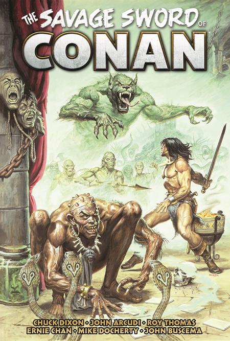 SAVAGE SWORD OF CONAN THE ORIGINAL COMICS OMNIBUS HC VOL 13 DIRECT MARKET EDITION EARL NOREM CVR (MR)