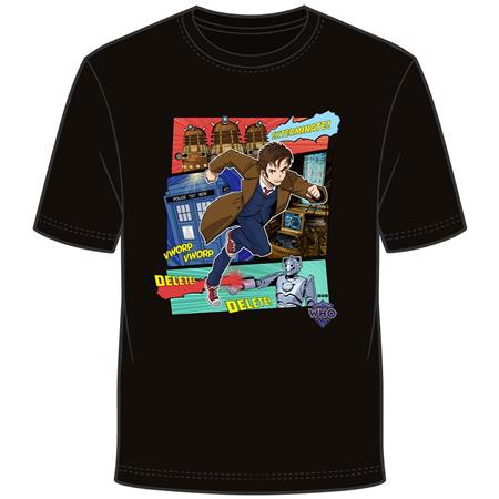 DOCTOR WHO DR MANGA T-SHIRT XXL