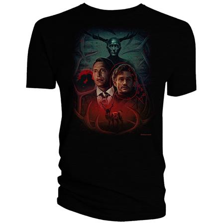 HANNIBAL BLOOD RED MONTAGE by CHELSEA LOWE T-SHIRT XL