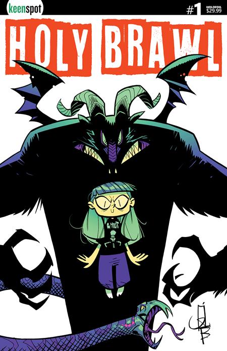 HOLY BRAWL #1 CVR C ATHILA FABBIO WHITE HOLOFOIL VAR