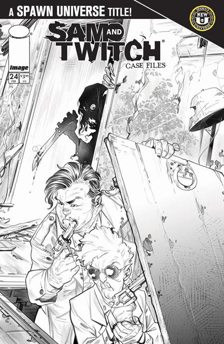 SPAWN SAM AND TWITCH CASE FILES #24 CVR B IG GUARA B&W VAR - grayskullhobbies.com