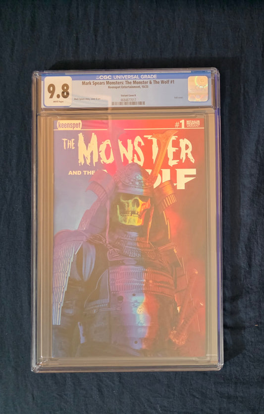 Mark Spears The Monster & The Wolf #1 CGC 9.8 1:250 Holofoil Blind Bag Variant