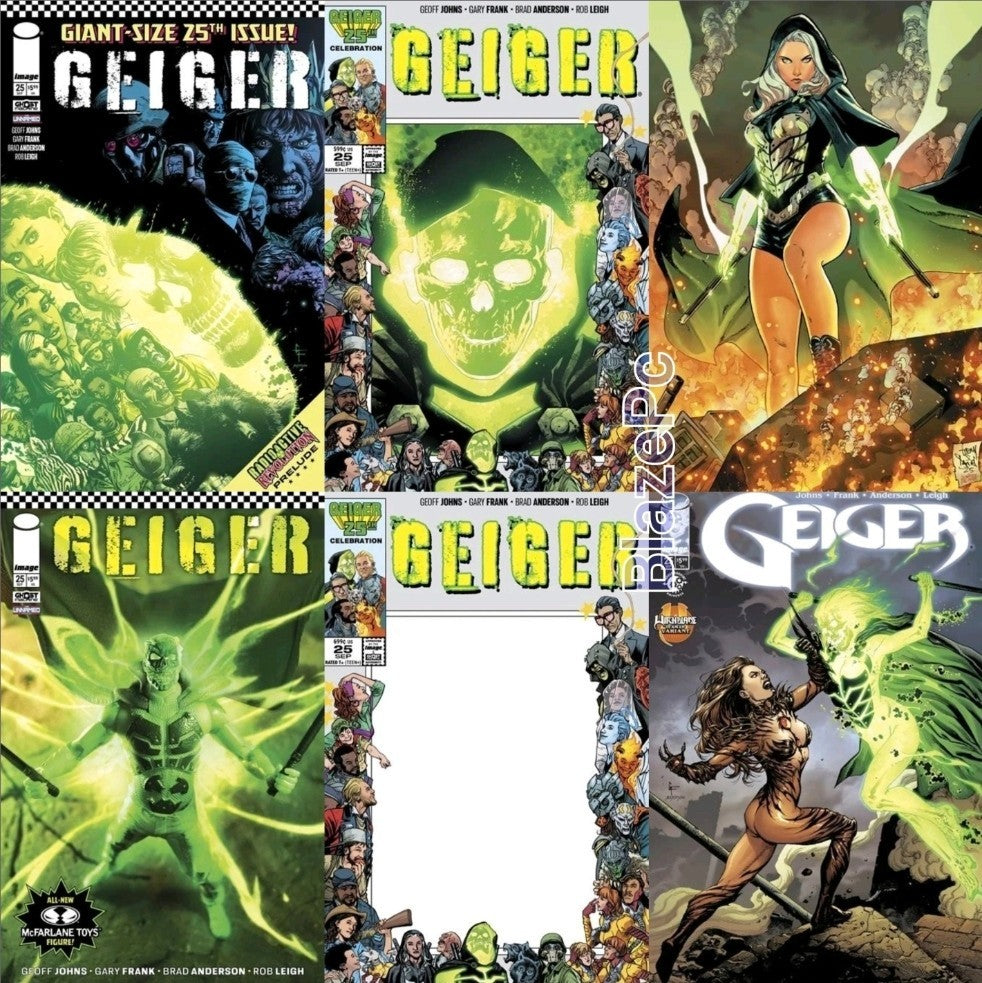 Geiger #25 Cover A B C D  E F Variant Set Options Johns Frank Image Presale 9/30