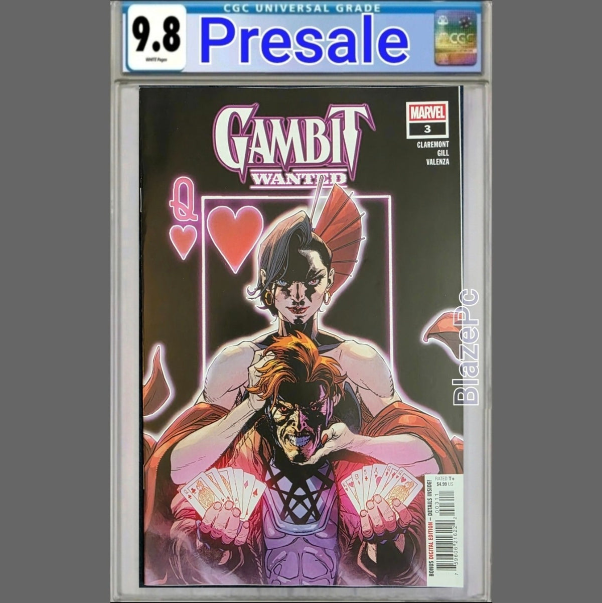 Gambit Wanted #3 CGC 9.8 Cover A 1st Print Leinil Yu Marvel 2026 PRESALE