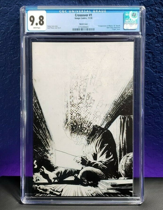 Crossover #1 CGC 9.8 1:200 Shaw Sketch Incentive Variant Image Donny Cates 