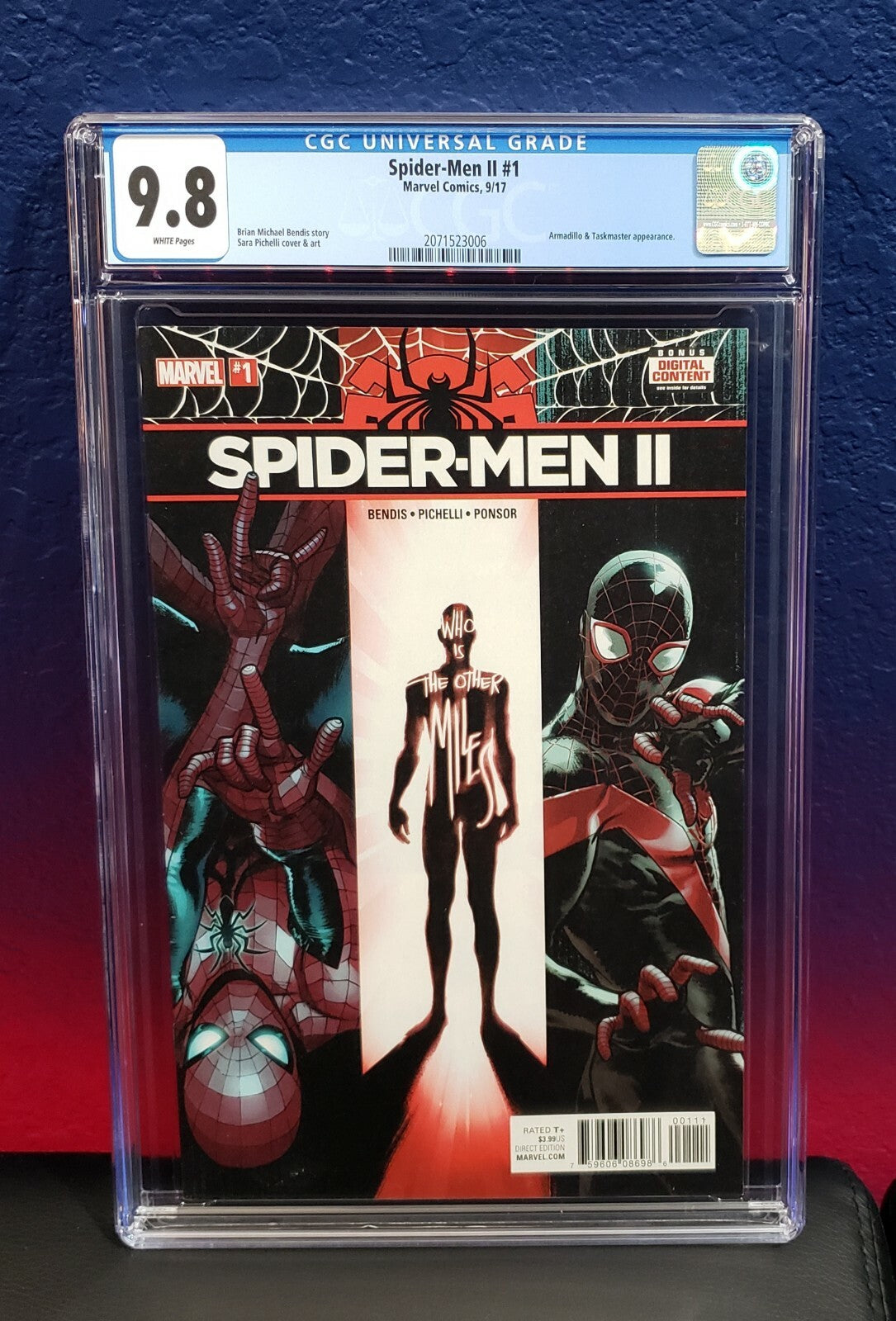 Spider-Men II #1 CGC 9.8 1st App of Evil Miles Morales 1st Print 