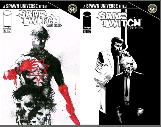 Sam and Twitch Case Files #21 Cover A B Variant Set Options Image Presale 2/4