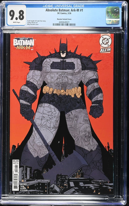 Absolute Batman Ark-M Special #1 CGC 9.8 Cover C Riley Rossmo Variant DC Comics
