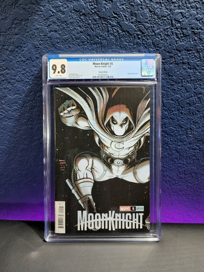 Moon Knight #5 CGC 9.8 1:25 Arthur Adams Incentive Variant MacKay Marvel 2021