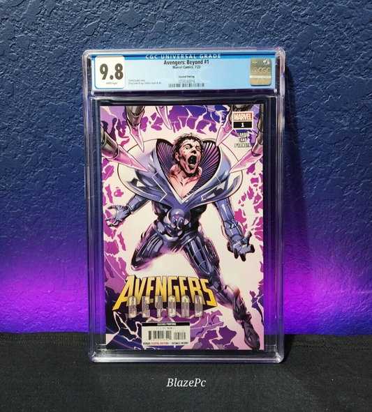 Avengers Beyond #1 CGC 9.8 2nd Print Variant Greg Land Marvel 2023