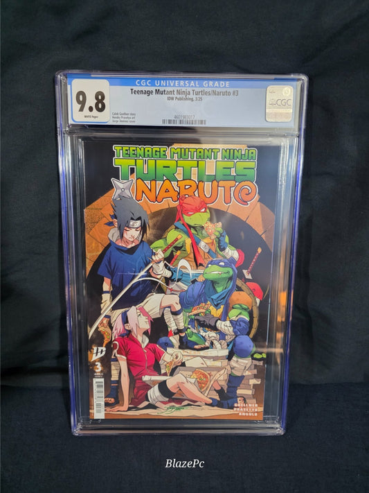 Teenage Mutant Ninja Turtles X Naruto #3 CGC 9.8 Jimenez Cover A 1st Print 2025