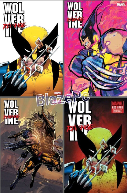 Wolverine Revenge #2 Cover A B C Red Bag Variant Set Options 2024 NM