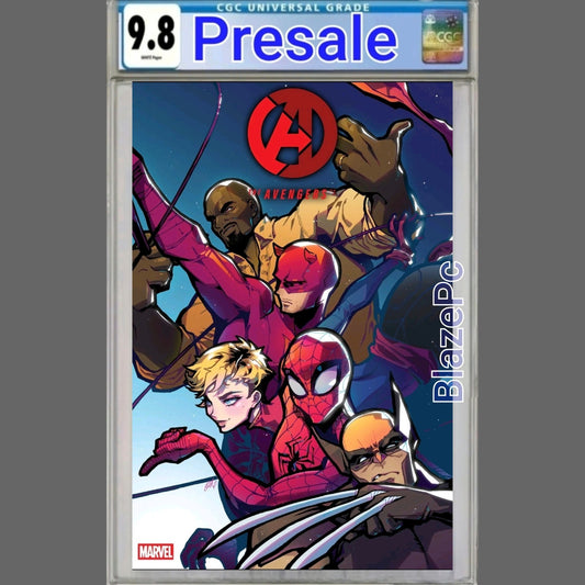 Avengers #1 CGC 9.8 1:100 Rose Besch VIRGIN Variant Marvel Comics 2026 PRESALE