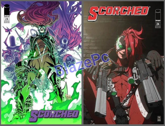 The Scorched #24 Cover A B Variant Set Options Spawn Image 2023 NM