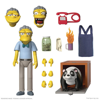 Simpsons Ultimates Wave 1 Set Space Homer Moe Robot Itchy Scratchy Poochie