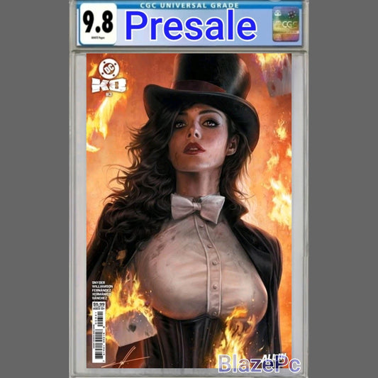 DC K.O. #3 CGC 9.8 Carla Cohen Cover D Zatanna Card Stock Variant PRESALE