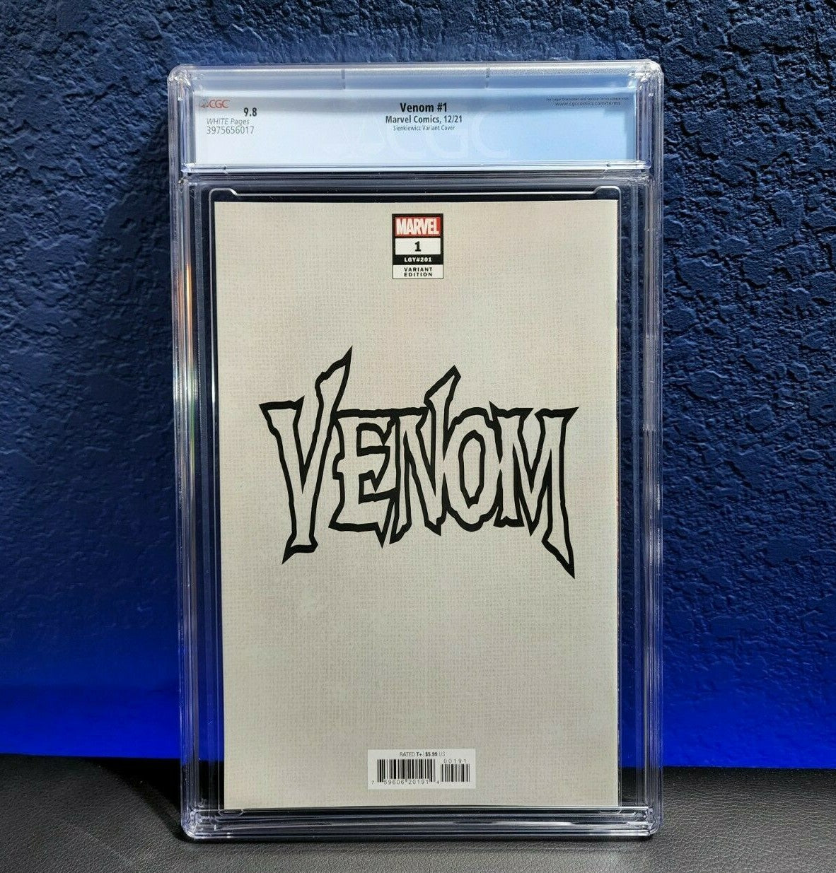 Venom #1 CGC 9.8 1:25 Sienkiewicz Incentive Variant Ewing Ram V Marvel 2021