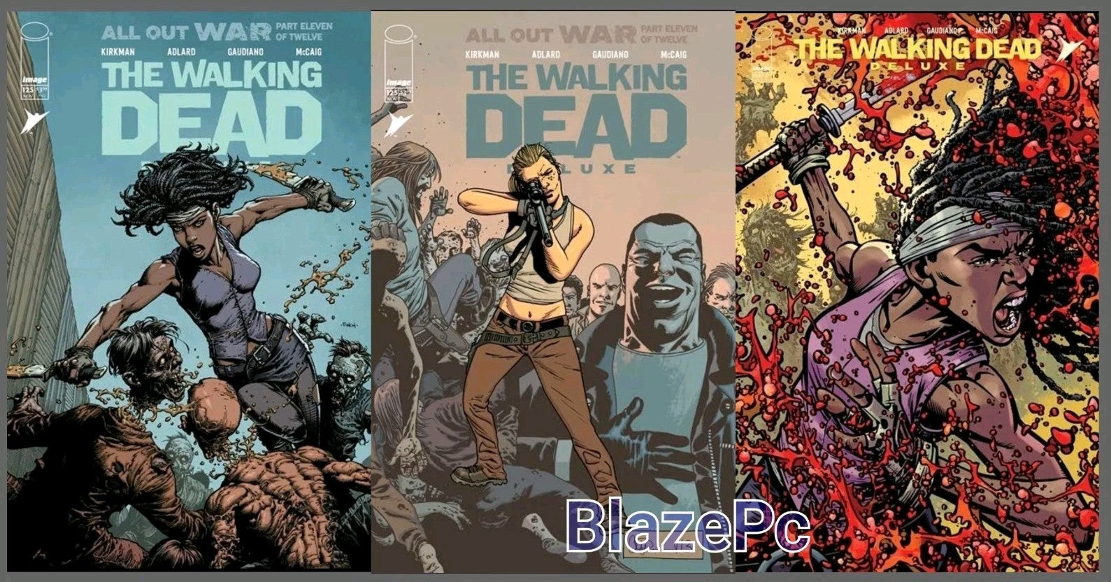 Walking Dead Deluxe #125 Cover A B C Variant Set Options 2025 Presale 11/19
