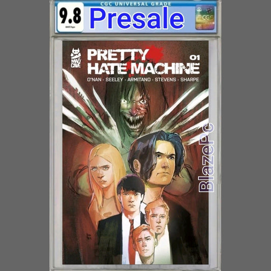 Pretty Hate Machine #1 CGC 9.8 Rod Reis Cover C Variant Mad Cave PRESALE