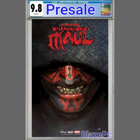 Star Wars Shadow of Maul #1 CGC 9.8 1:25 Bjorn Barends Variant 2026 PRESALE