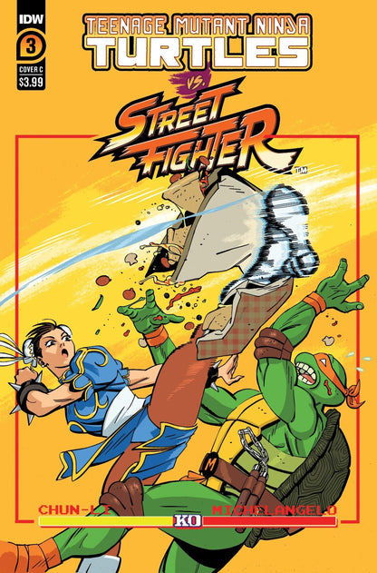 TMNT Vs Street Fighter #3 Cover A B C Variant Set or 1:25 1:50 Options IDW NM