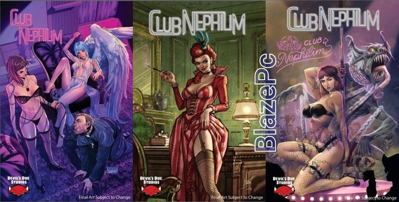 Club Nephilim #2 Cover A B C Variant Set 1:10 Options Devils Due Presale 9/16