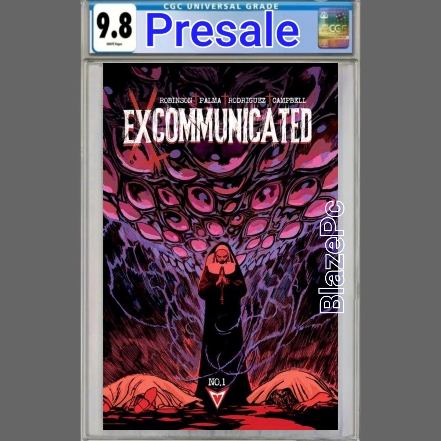 Excommunicated #1 CGC 9.8 1:20 Hixson Cover C Variant Vault Comics 2026 PRESALE