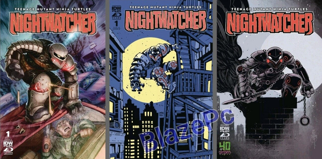Teenage Mutant Ninja Turtles Nightwatcher #1 A B C Variant Set 1:10 Options NM