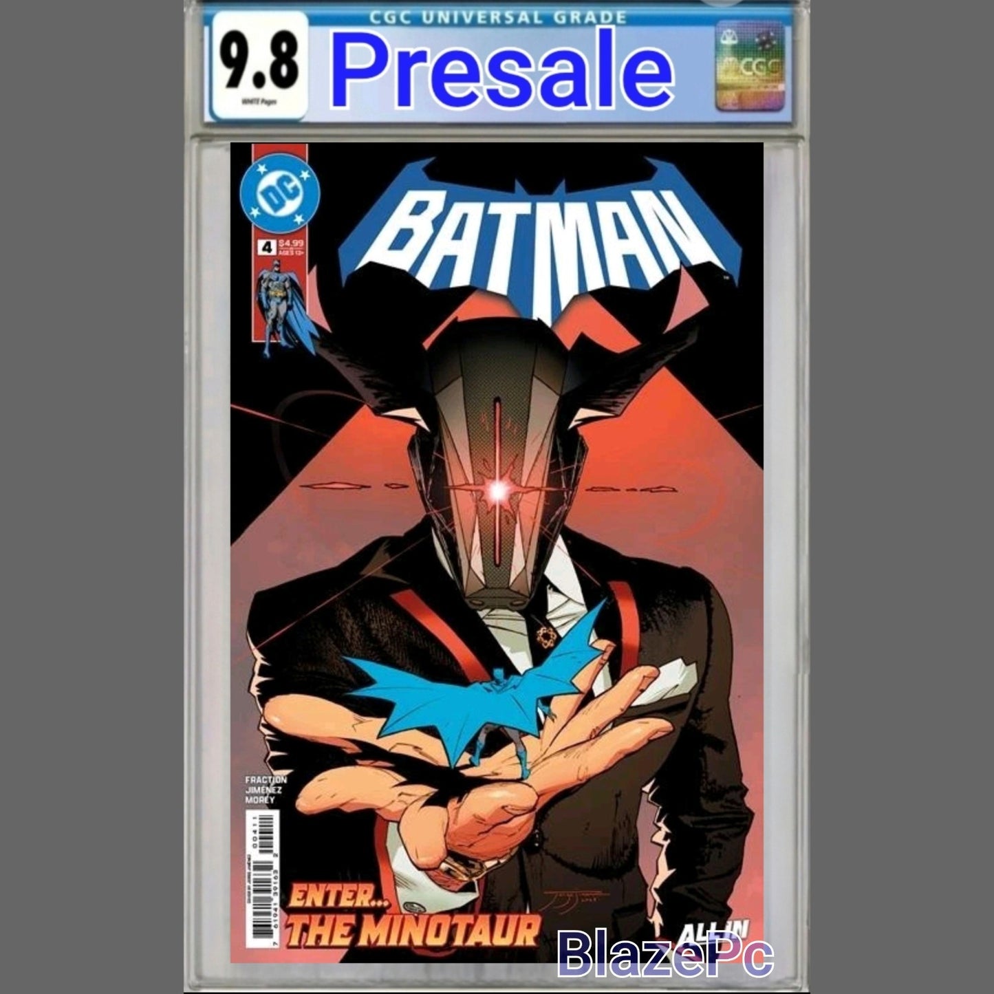 Batman #4 CGC 9.8 Jorge Jimenez Cover A 1st Print Matt Fraction DC 2025 PRESALE